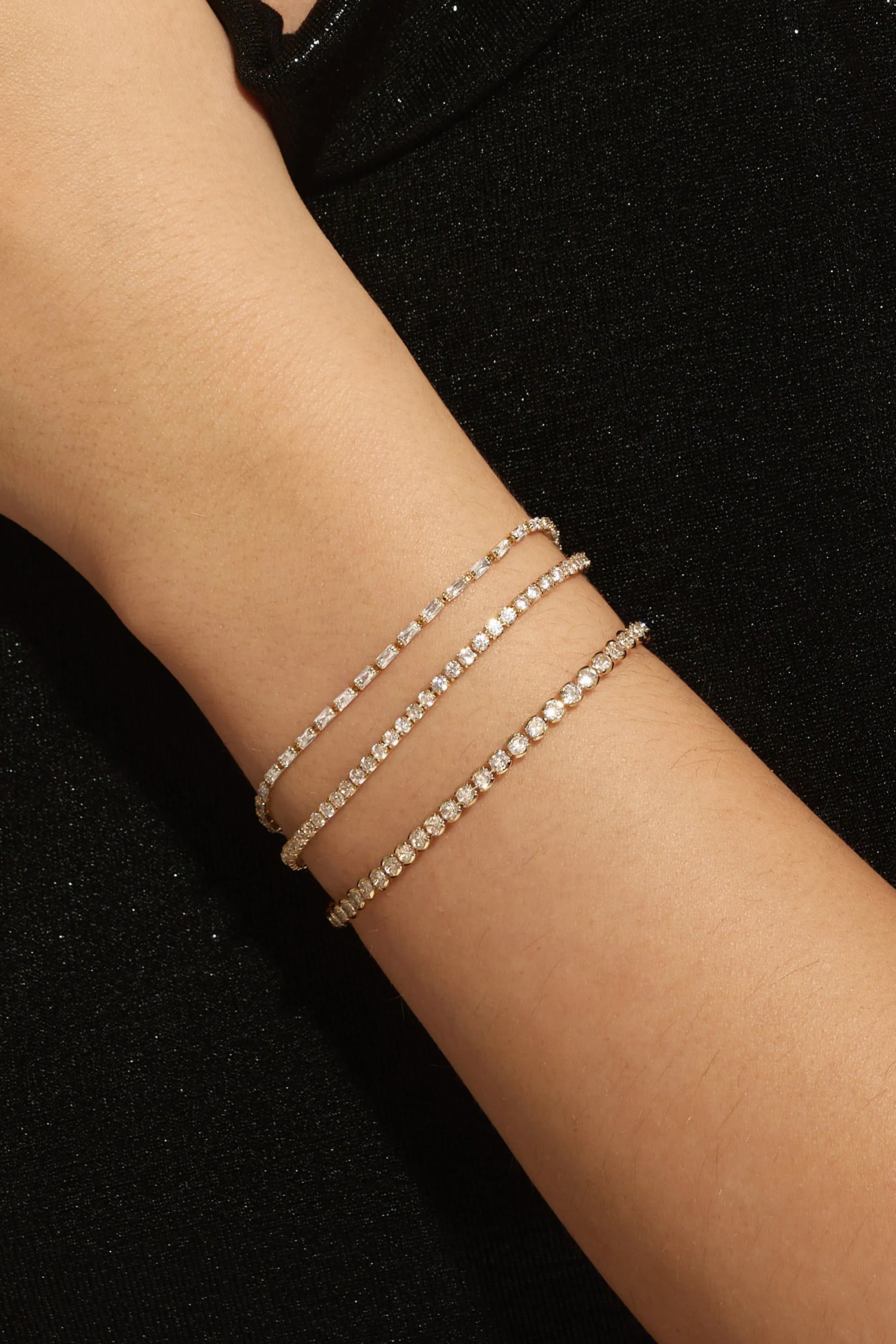 Baguette CZ Tennis Bracelet