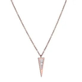 BAGUETTE DIAMOND SPIKE NECKLACE