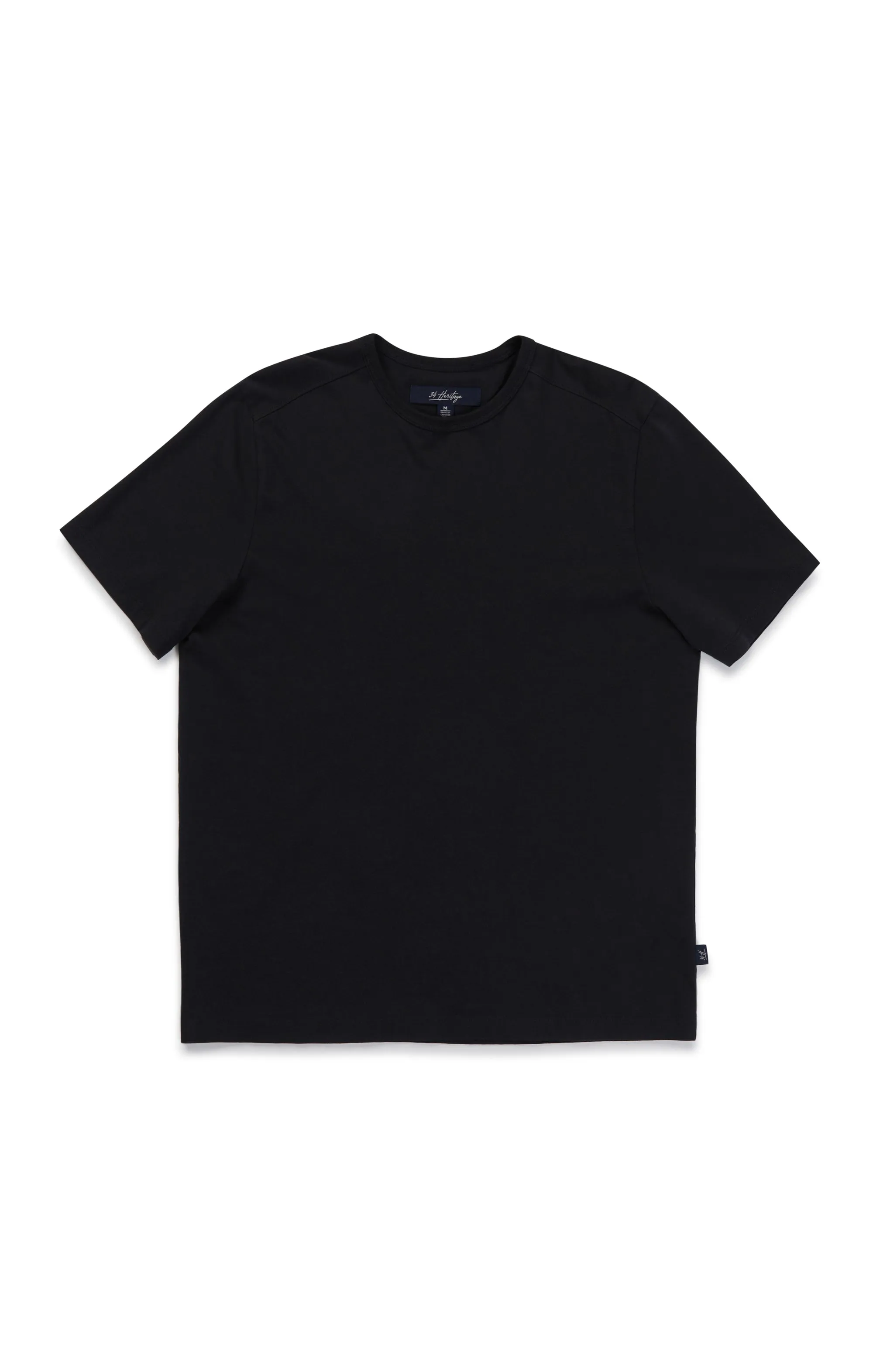 Basic Crew Neck T-Shirt in Black