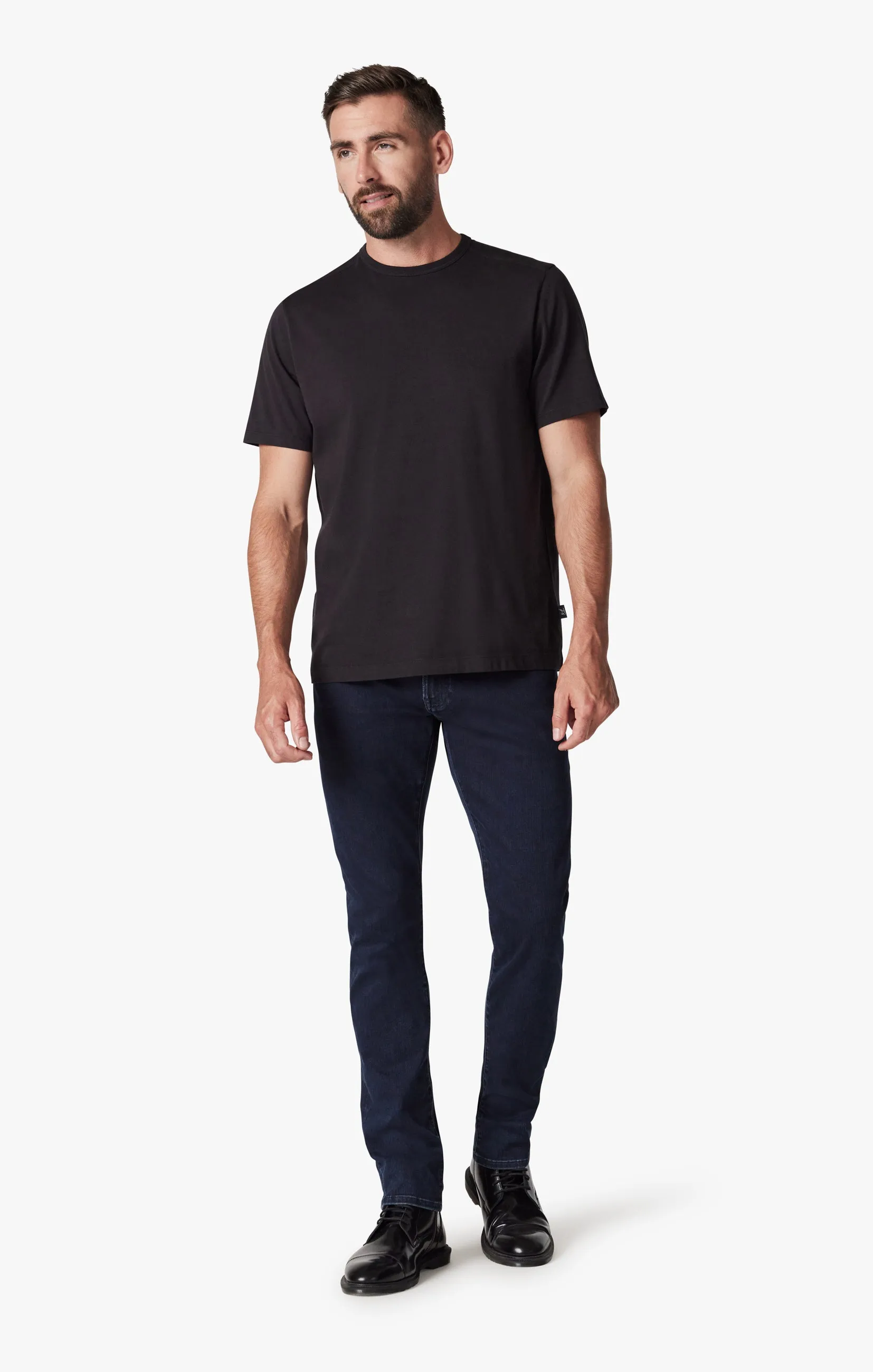 Basic Crew Neck T-Shirt in Black