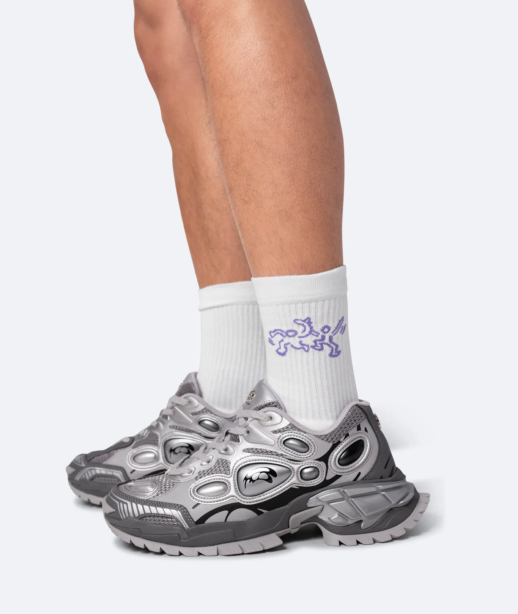 BOOGIE TENNIS SOCKS - WHITE