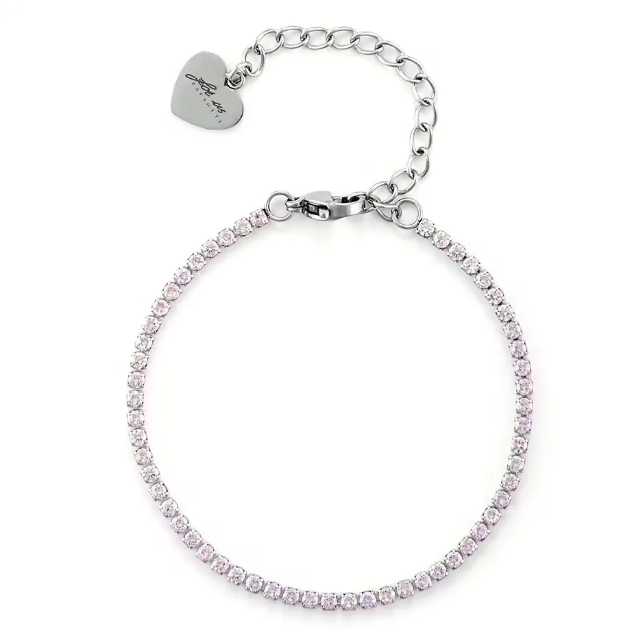 Bracciale tennis in acciaio Cesare Paciotti 4US 4UBR6319W