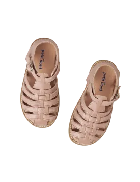 Braided Sandal - Soft pink