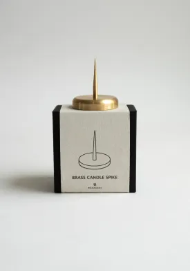 Brass Spike Candle Holder