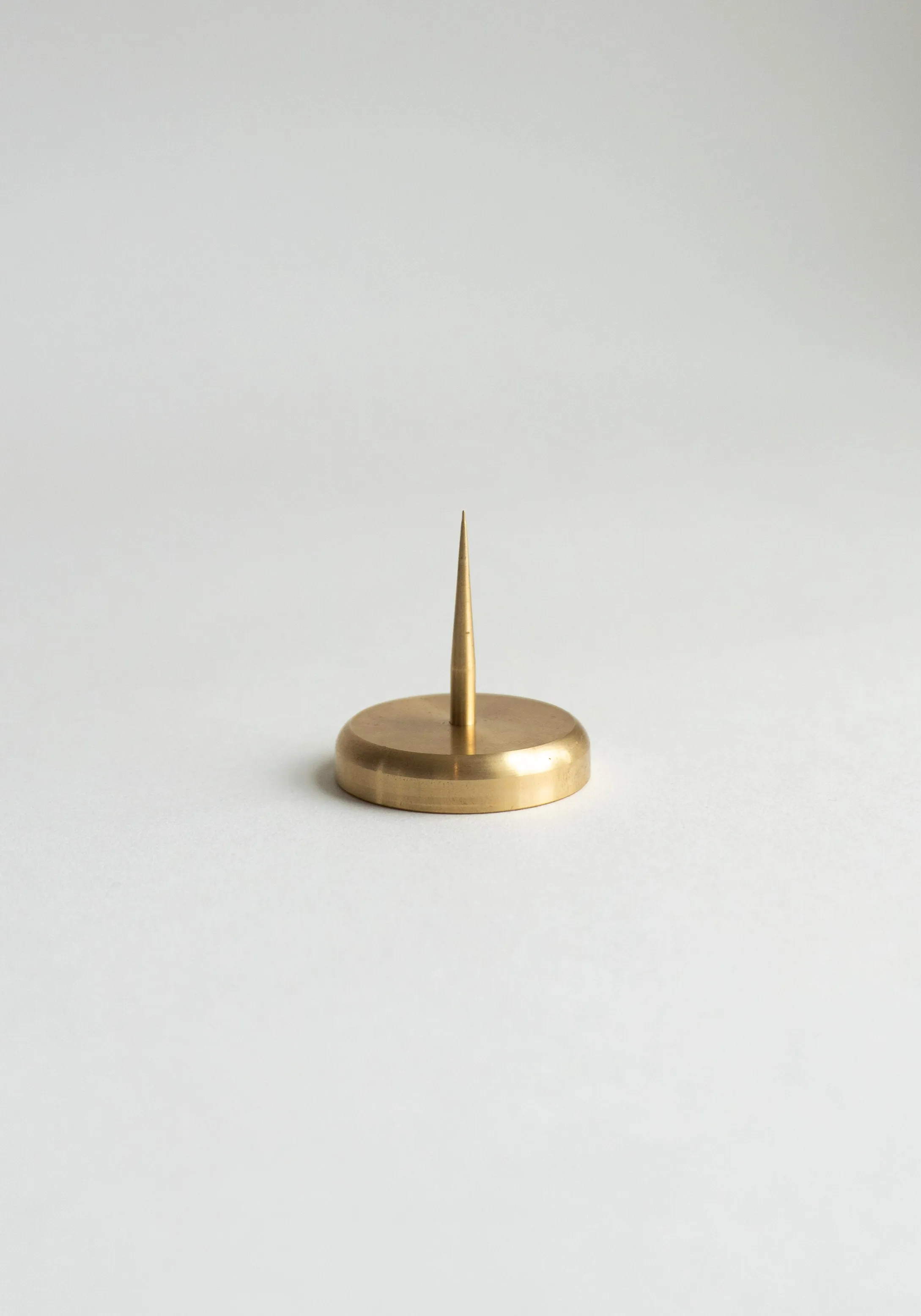 Brass Spike Candle Holder