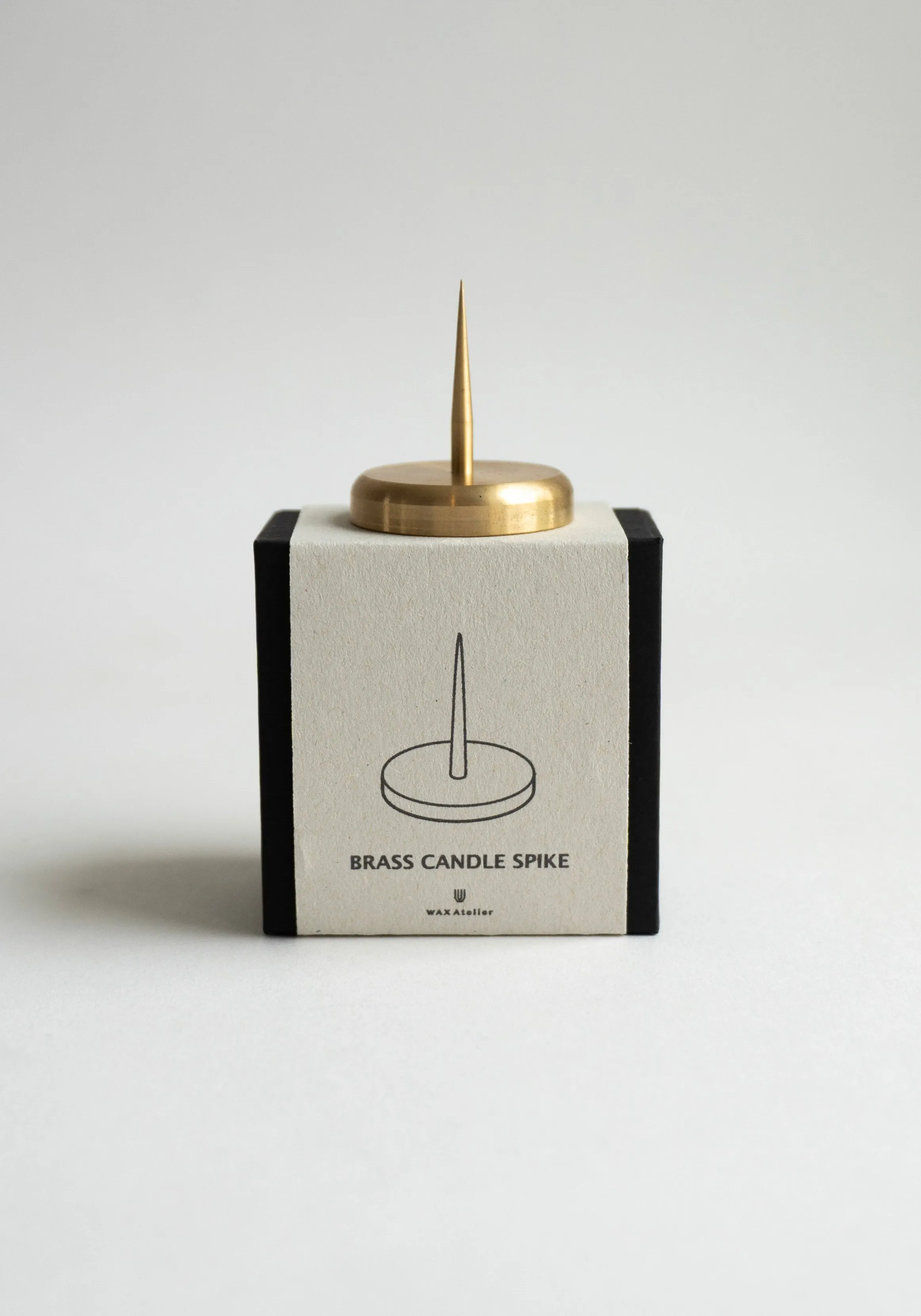 Brass Spike Candle Holder