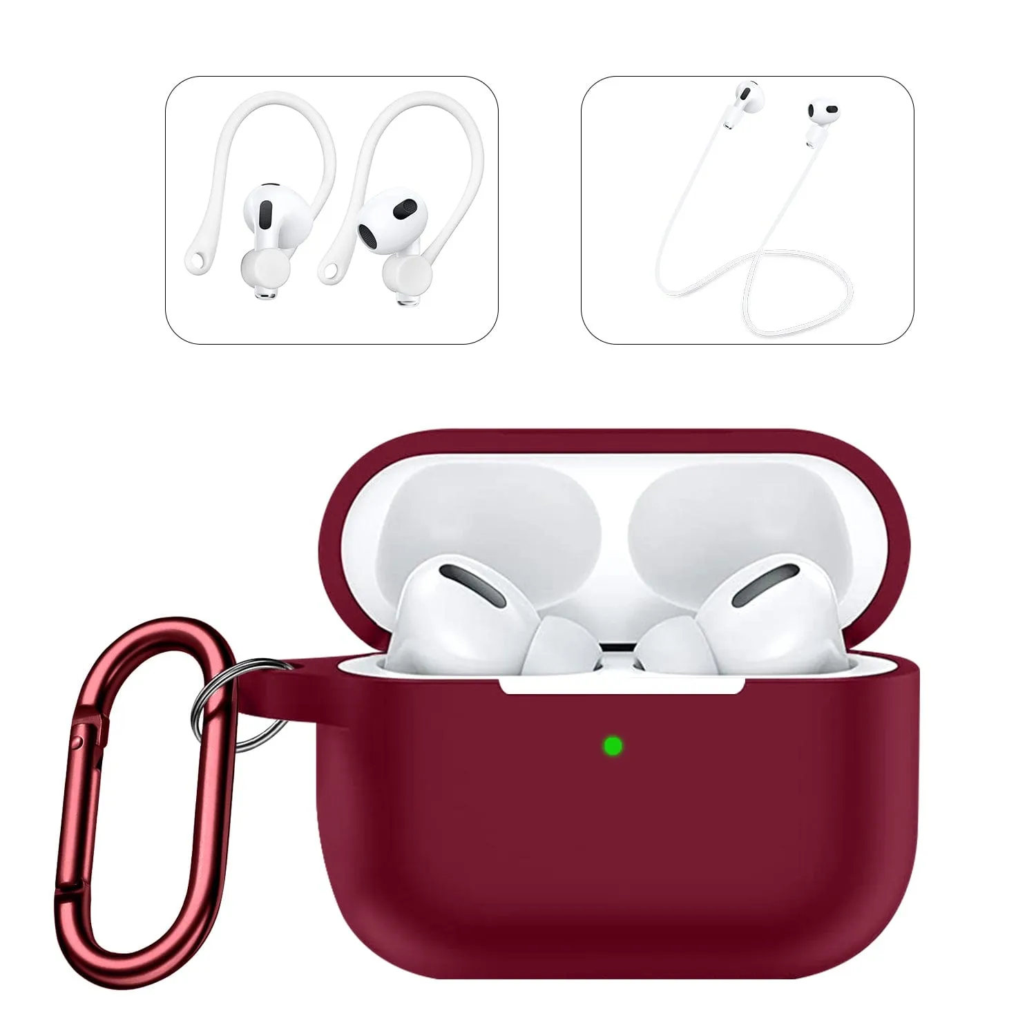 Burgundy Silicone Case - AirPods Pro 2 (2nd Generation)