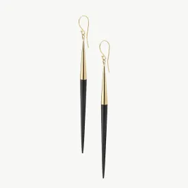 Capped Quill Dangle Earrings