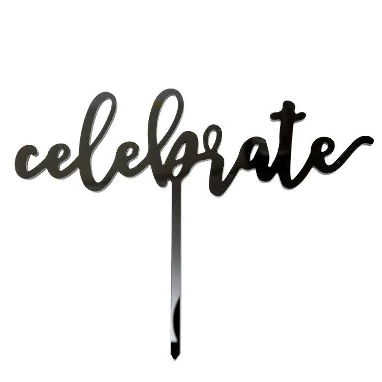 CELEBRATE Cake Topper