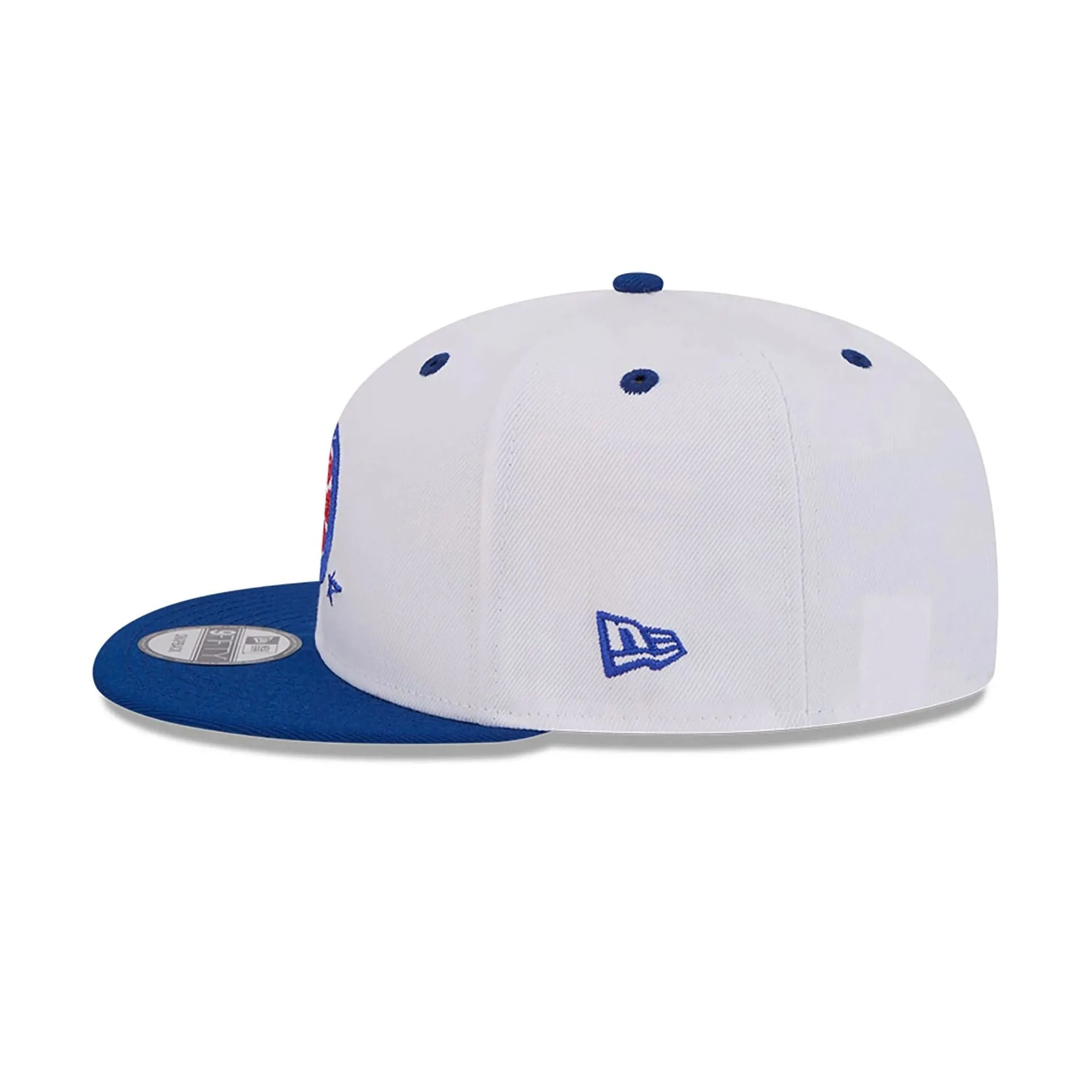 Chicago Cubs Official Doodles White 9FIFTY Snapback Cap