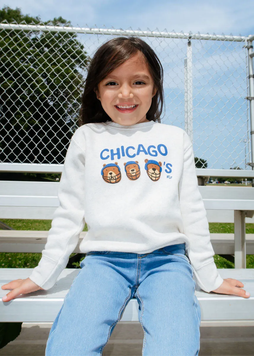 Chicago Football Team Toddler Sweatshirt - Natural Heather