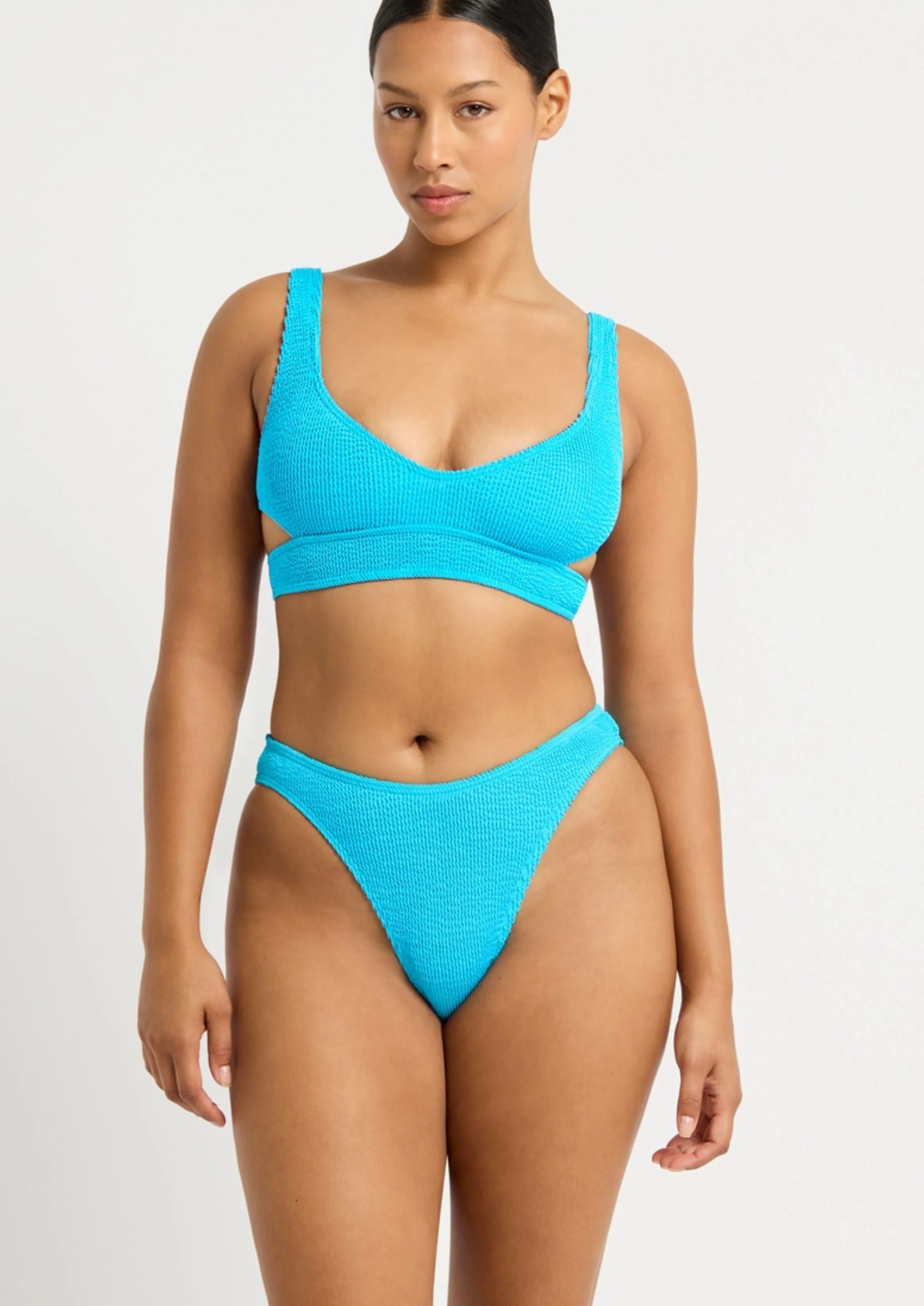 Christy Brief in Cyan