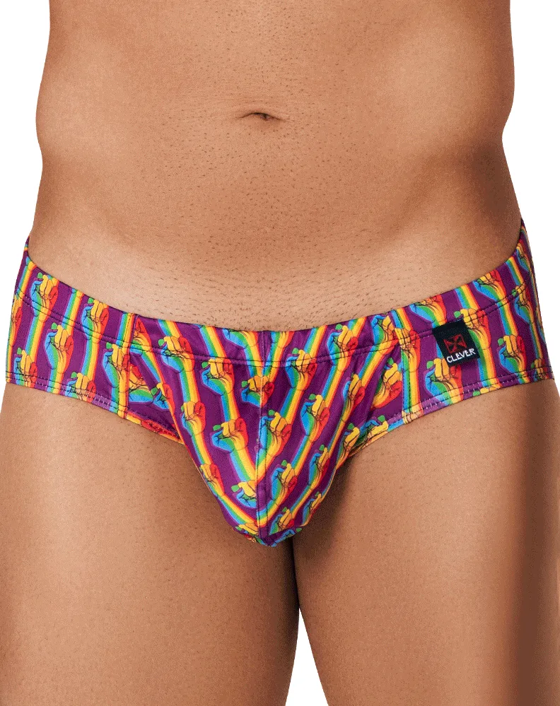 Clever 0559-1 Pride Briefs Grape