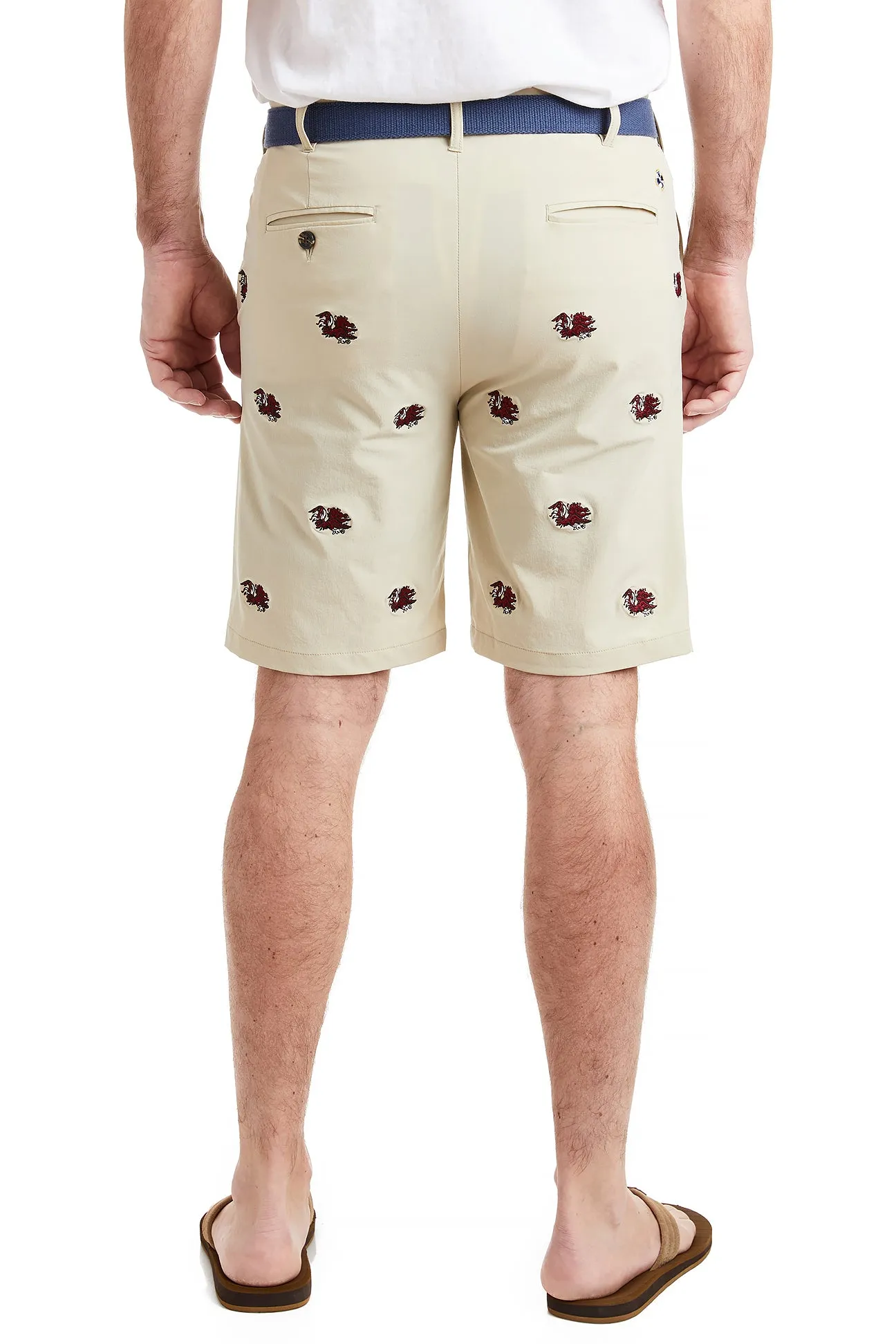 Collegiate ACKformance Short Khaki with University of South Carolina Gamecocks