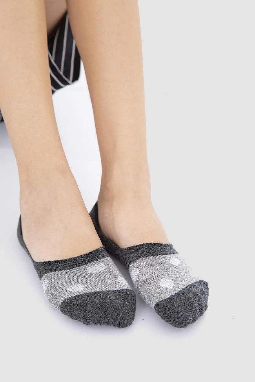 Cotton Invisible Socks - 3 Pairs