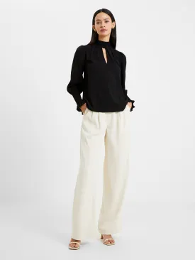 Crepe Light Keyhole Top