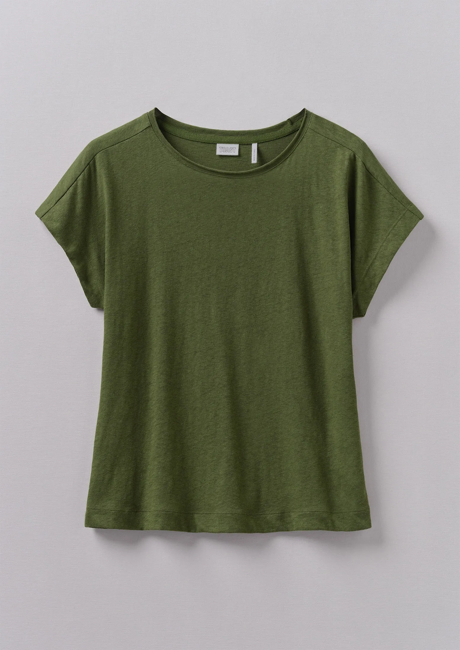 Crew Neck Cotton Hemp Tee | Propagator Green