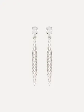 Crystal Pavé Spike Earrings