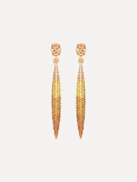 Crystal Pavé Spike Earrings