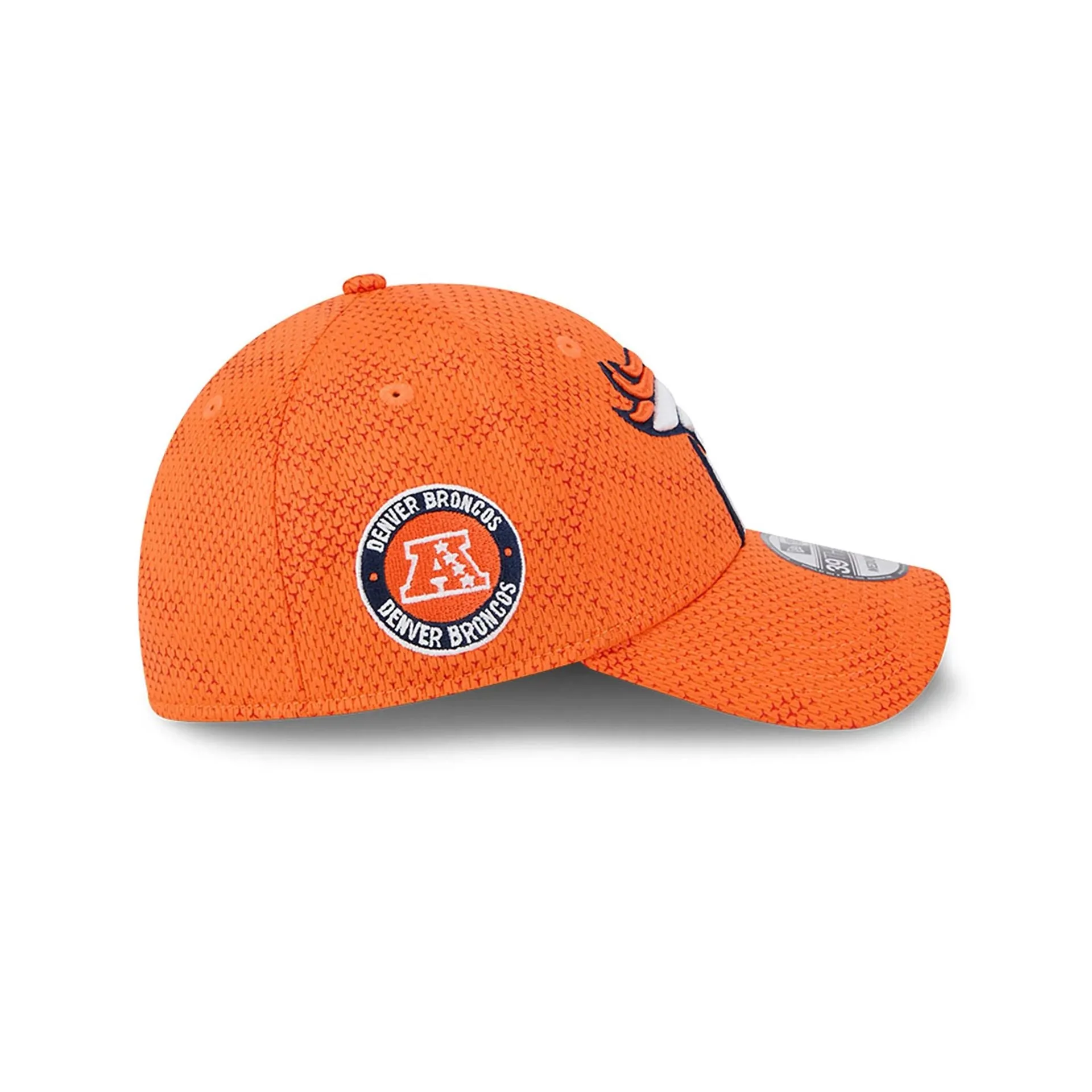 Denver Broncos NFL Sideline 2024 Orange 39THIRTY Stretch Fit Cap