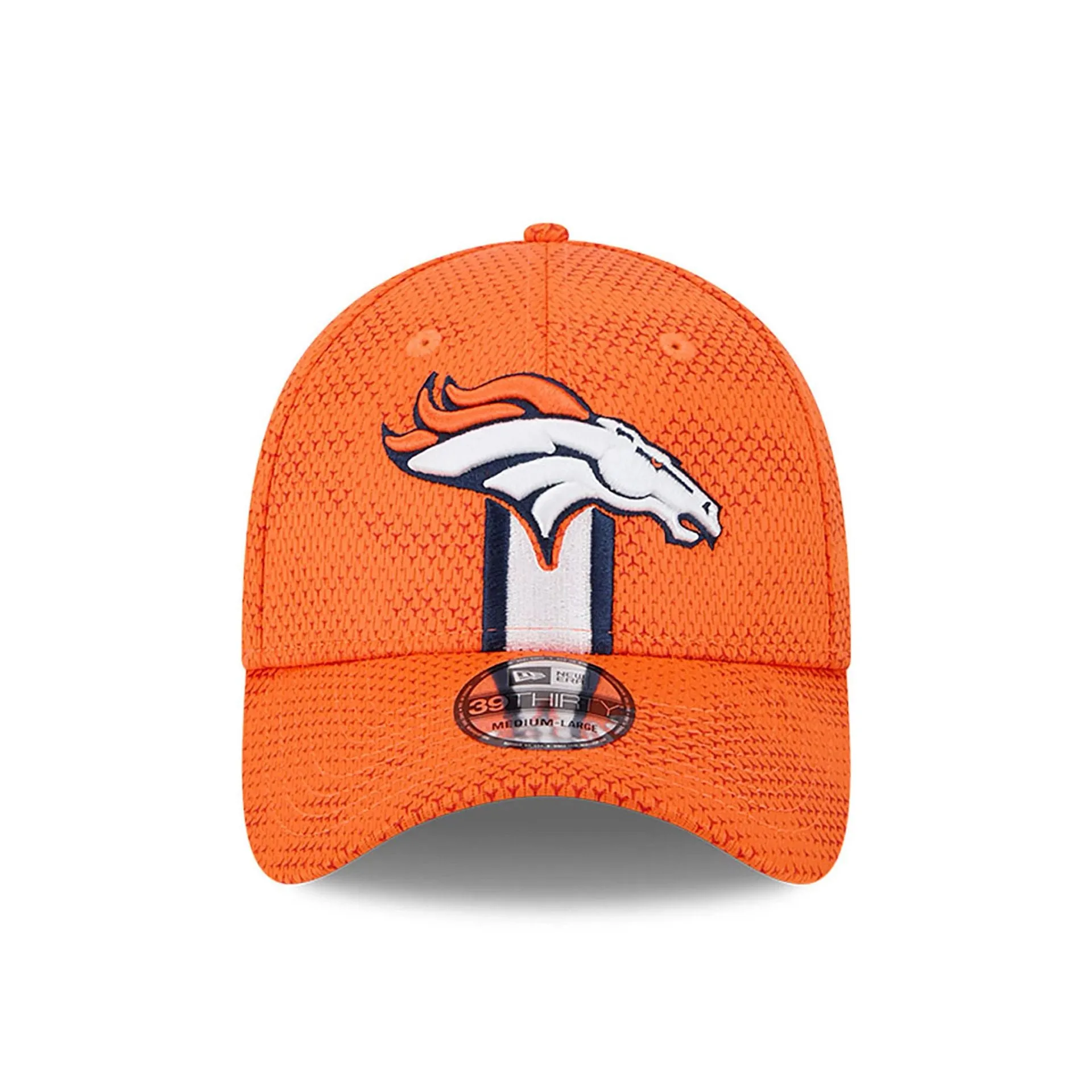 Denver Broncos NFL Sideline 2024 Orange 39THIRTY Stretch Fit Cap