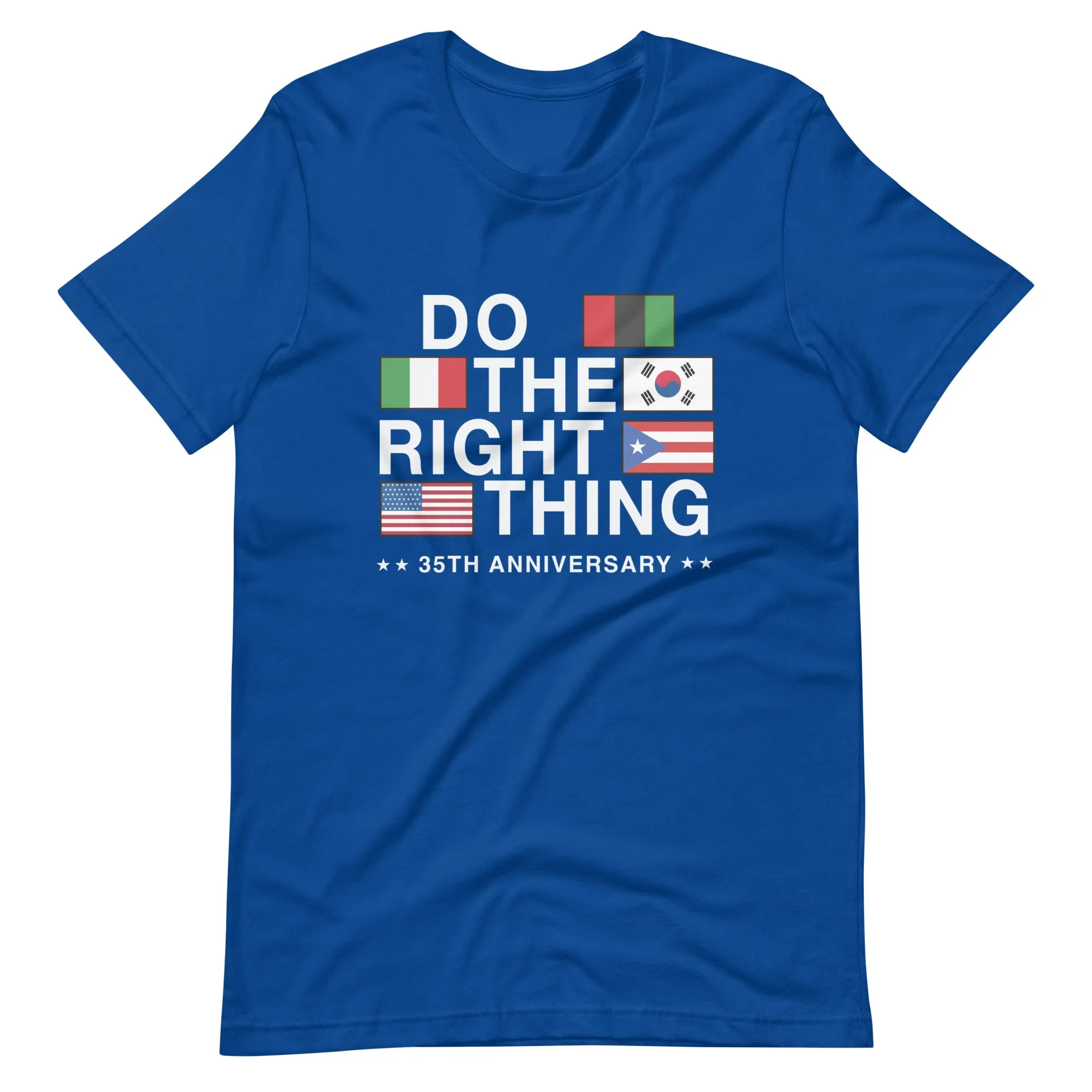 Do The Right Thing Flag Tee (Blue)