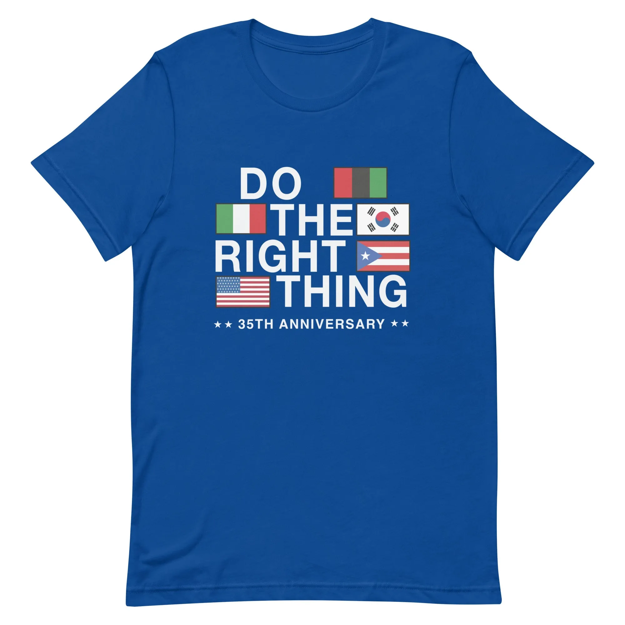 Do The Right Thing Flag Tee (Blue)