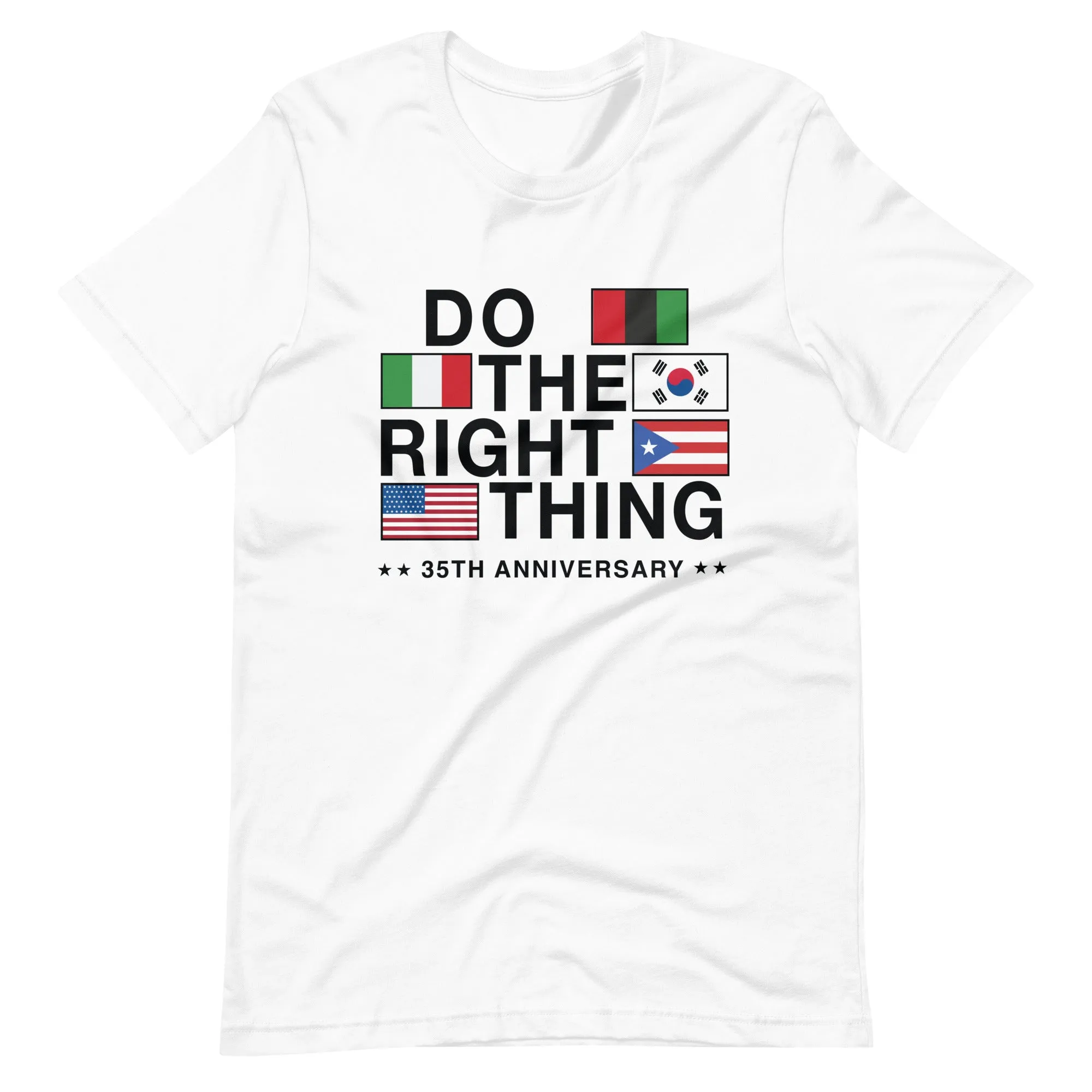 Do The Right Thing Flag Tee (WHITE)