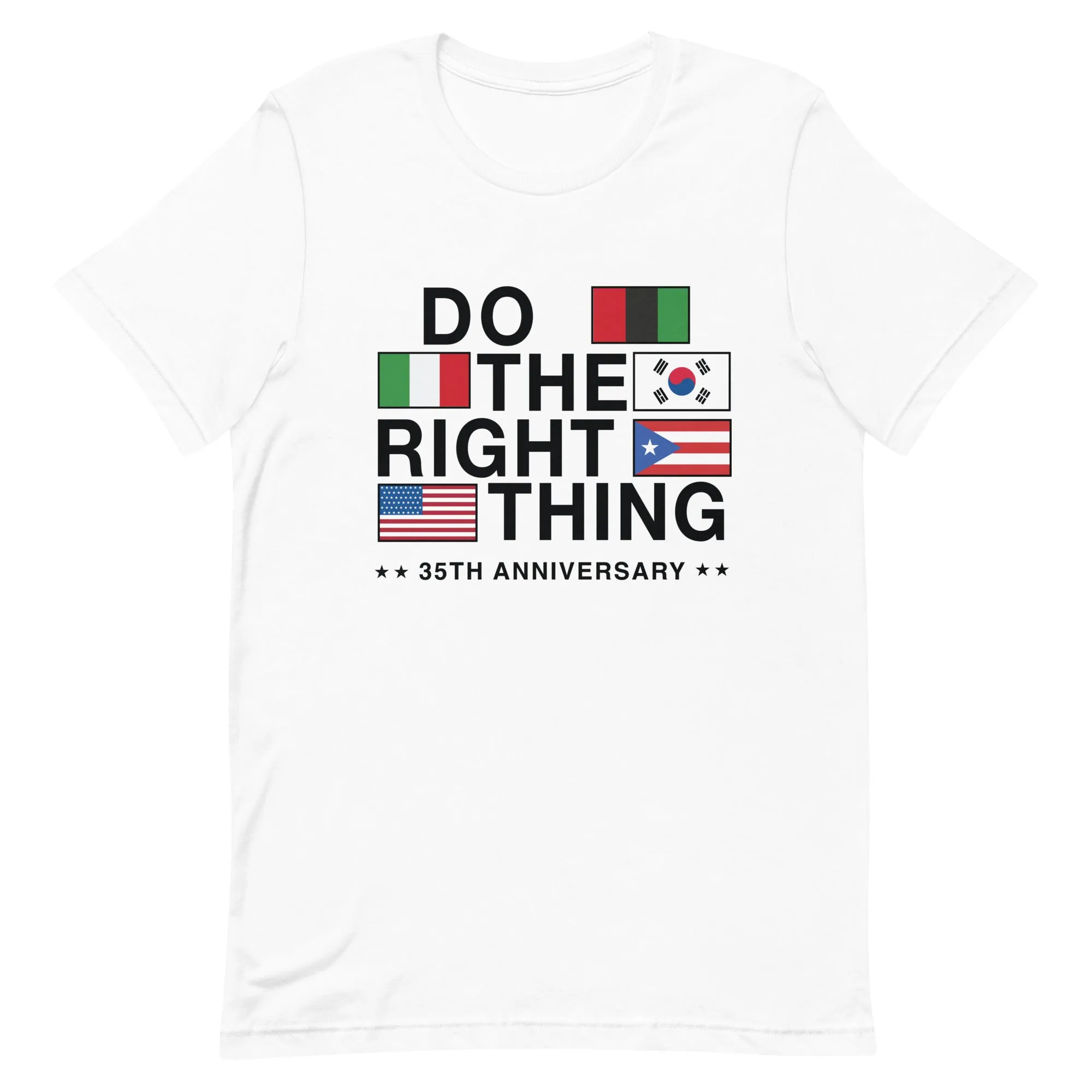 Do The Right Thing Flag Tee (WHITE)