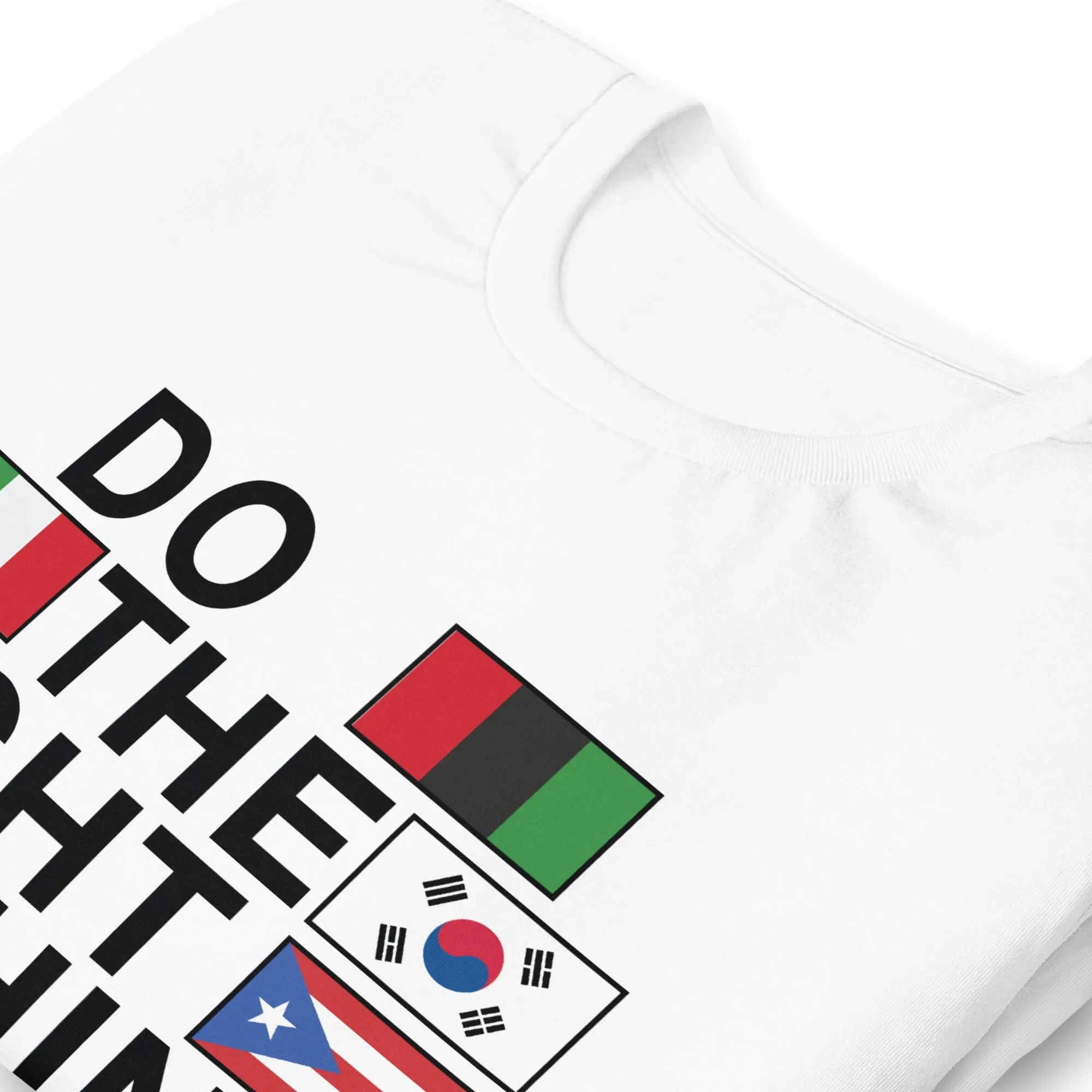 Do The Right Thing Flag Tee (WHITE)