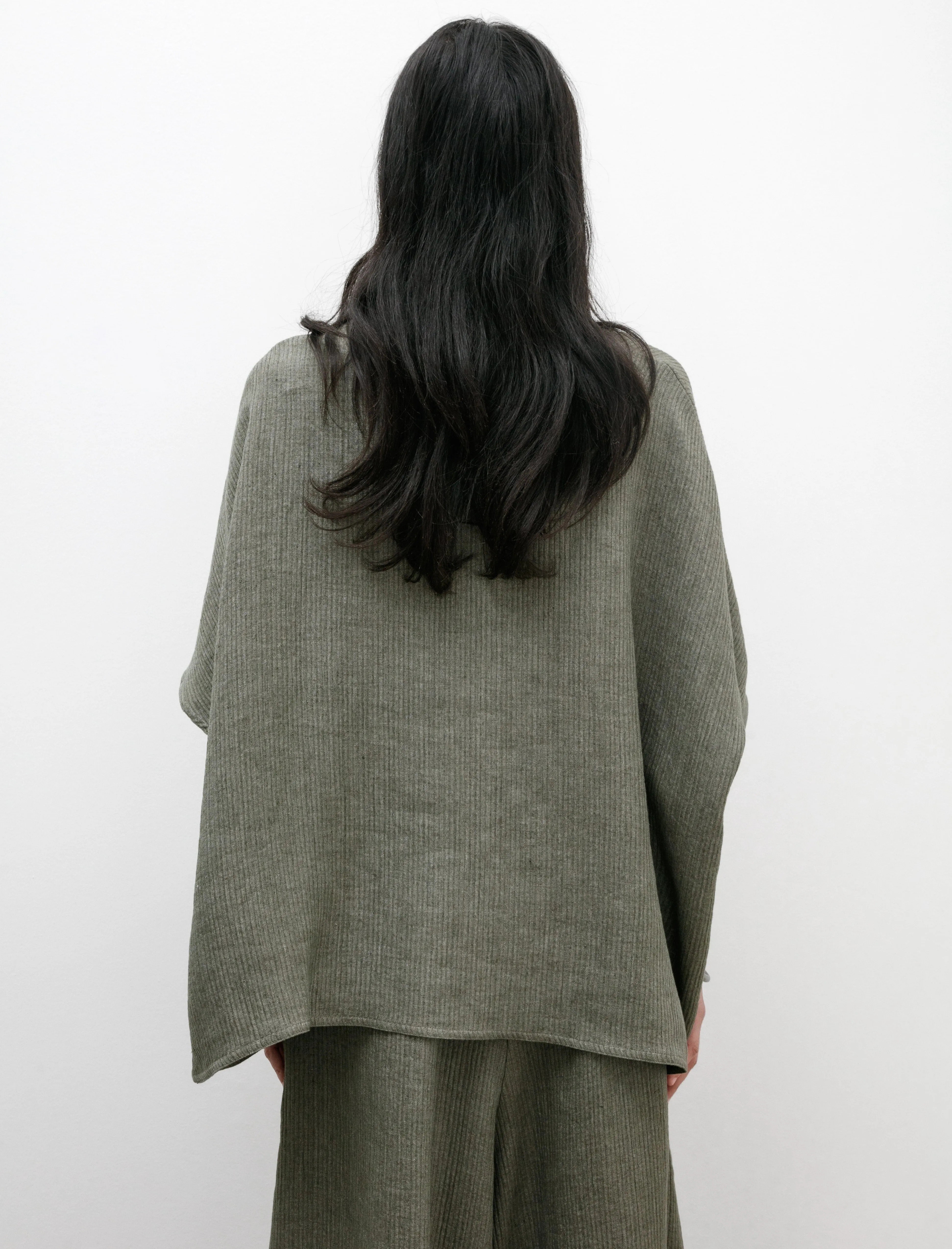 Easy T-Shirt Wave Linen Military Green