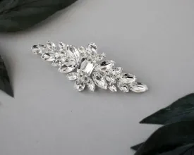 Emerald Crystal Wedding Hair Clip