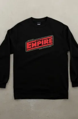 Empire Strike (Men's Black Long Sleeve Tee)