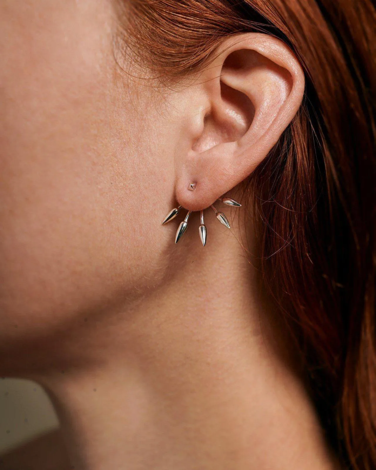 Five Spike Earrings