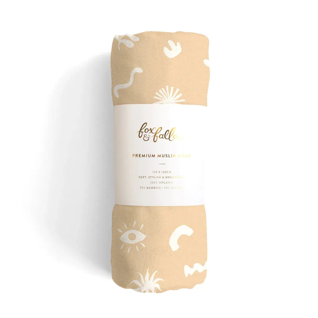 Fox & Fallow Fresco Organic Muslin Swaddle