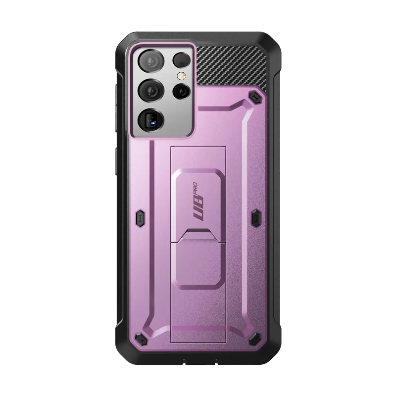 Galaxy S21 Ultra Unicorn Beetle Pro Rugged Case-Metallic Purple