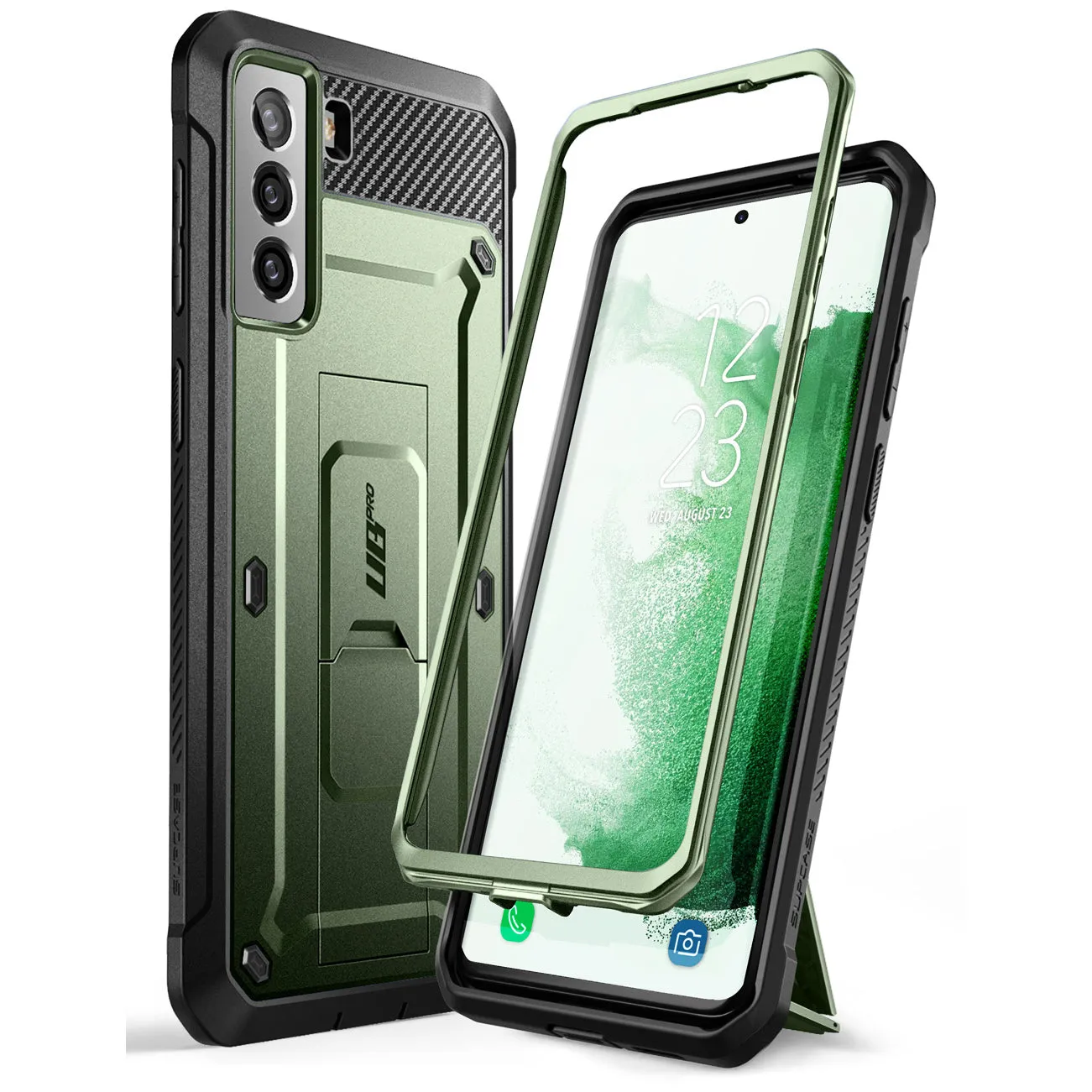 Galaxy S22 Plus Unicorn Beetle PRO Rugged Case-Dark Green