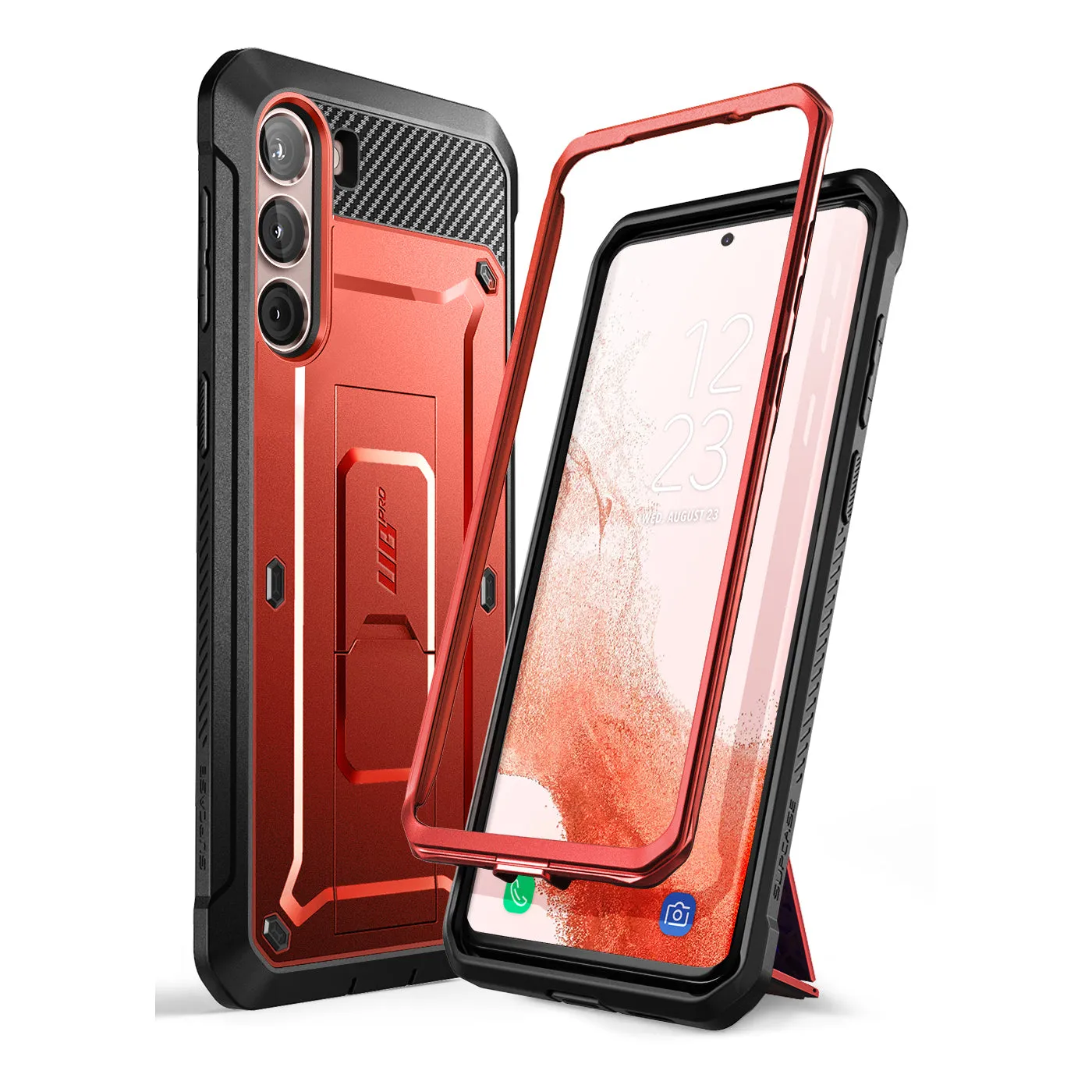 Galaxy S23 Unicorn Beetle PRO Rugged Case-Metallic Red