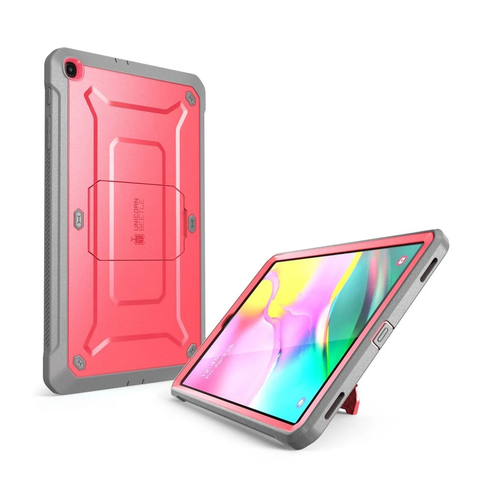 Galaxy Tab A 10.1 inch (2019) Unicorn Beetle Pro Full-Body Case-Pink