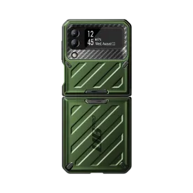 Galaxy Z Flip3 Unicorn Beetle PRO Rugged Case with Belt Clip-Dark Green