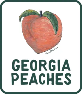 Georgia Peaches Decal