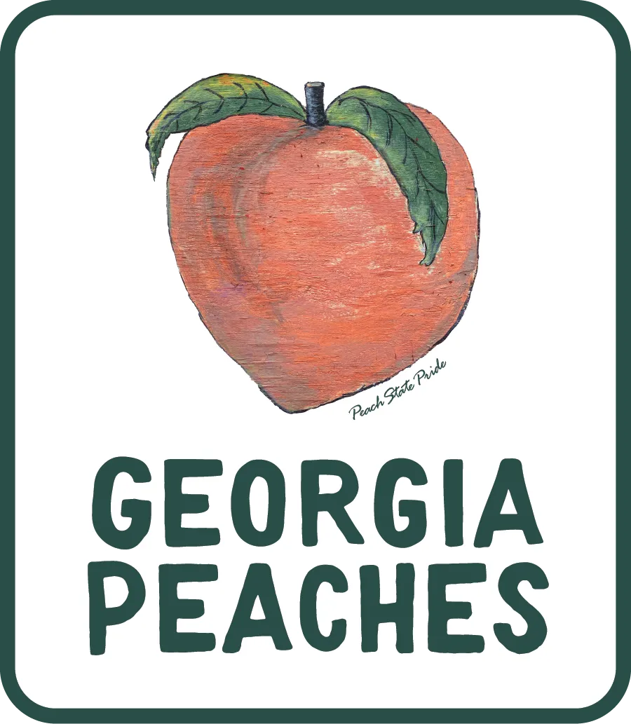 Georgia Peaches Decal