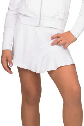 Girl's Skort - White Racquet