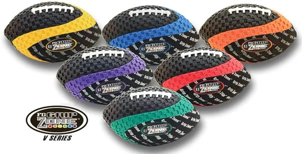 Grip Zone 8.5" V Football (Asst Colors)