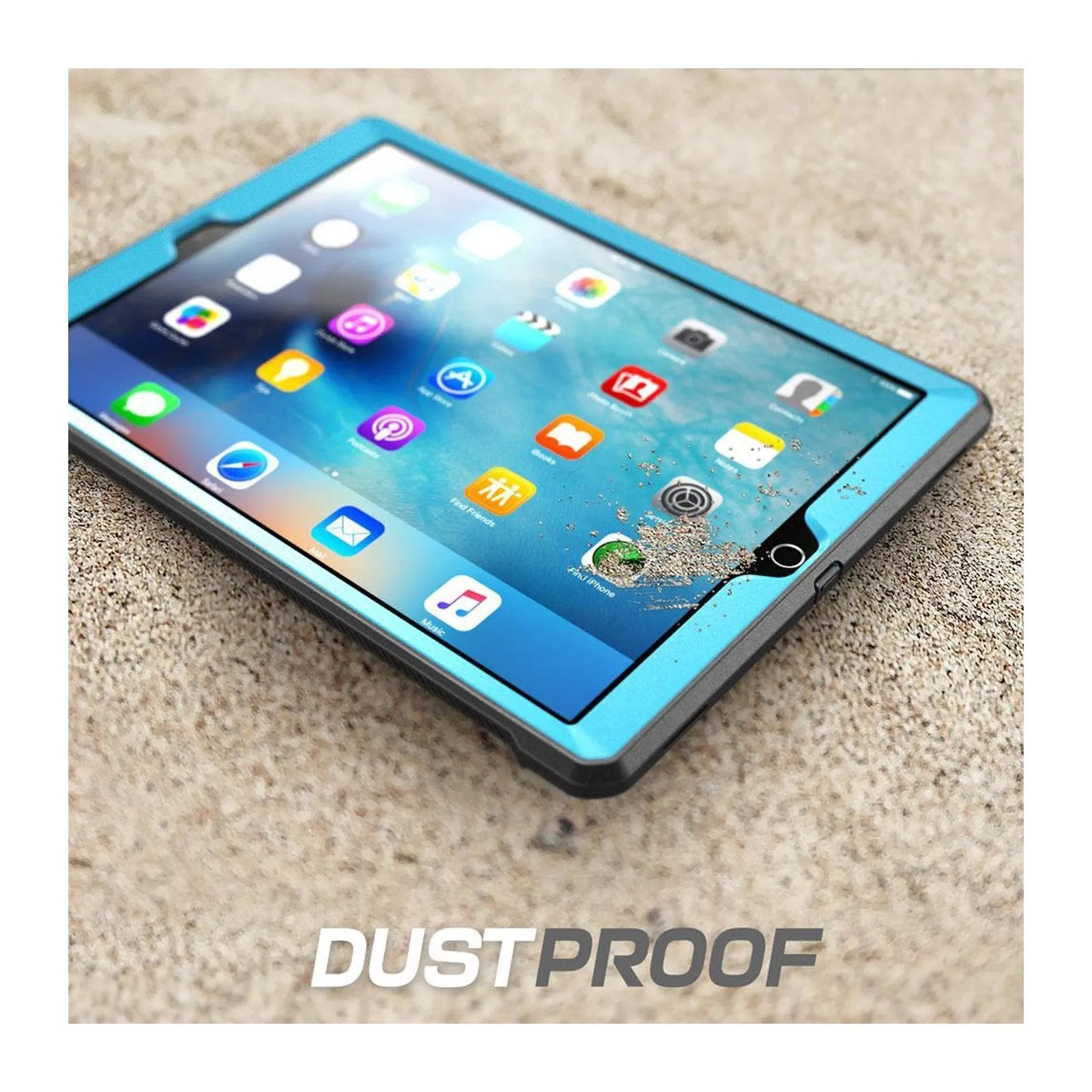 iPad Pro 12.9 inch (2015) Unicorn Beetle Pro Full Body Rugged Protective Case-Blue