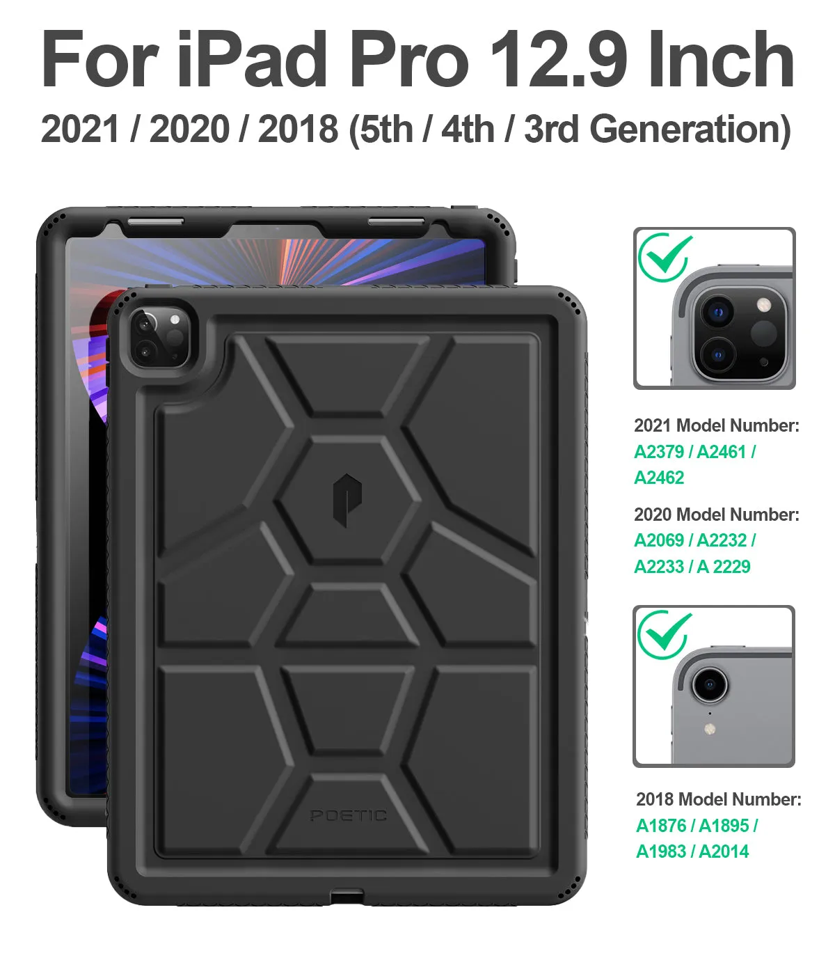 iPad Pro 12.9 Inch Case 2022/2021