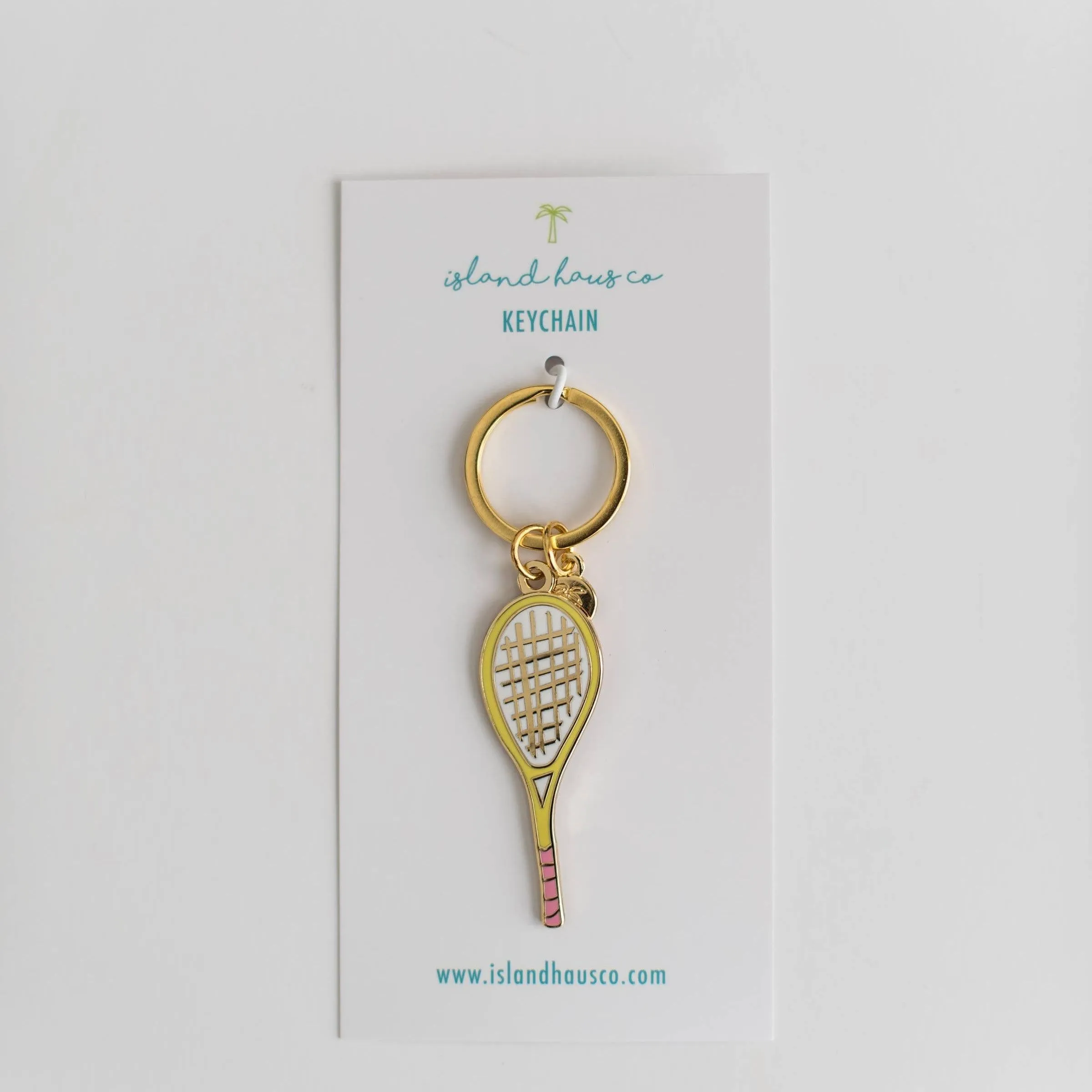 Island Haus Co - Tennis Racket Keychain