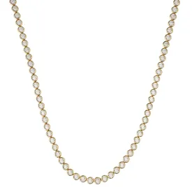 Jolie Bezel Illusion Diamond Necklace