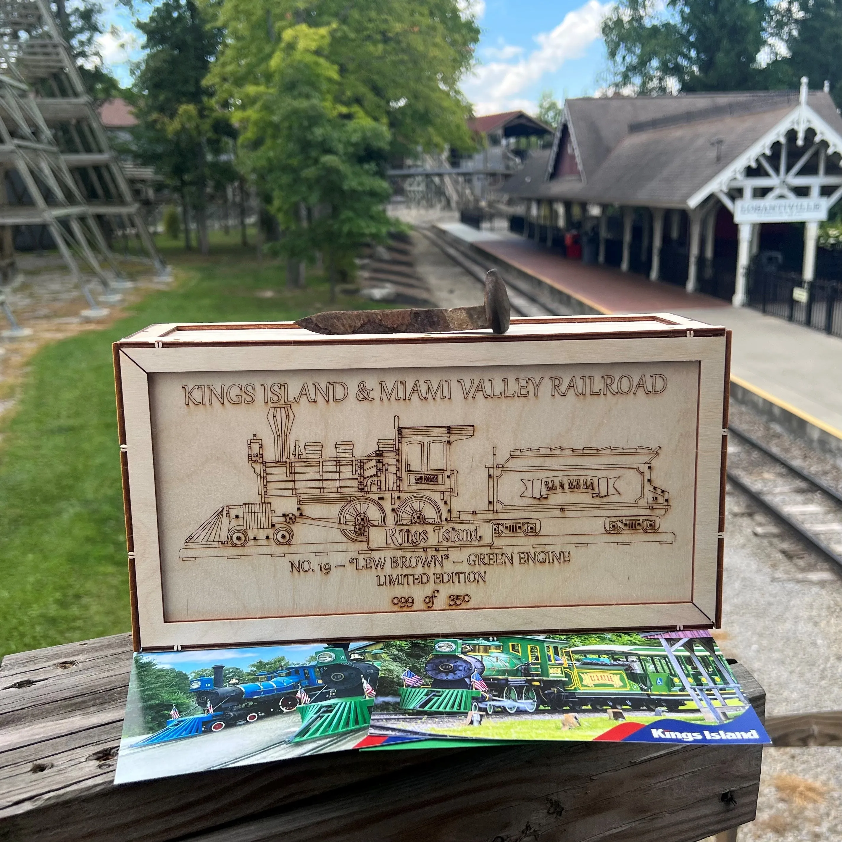 Kings Island KI & MV RR Green Engine Limited Edition Cutout