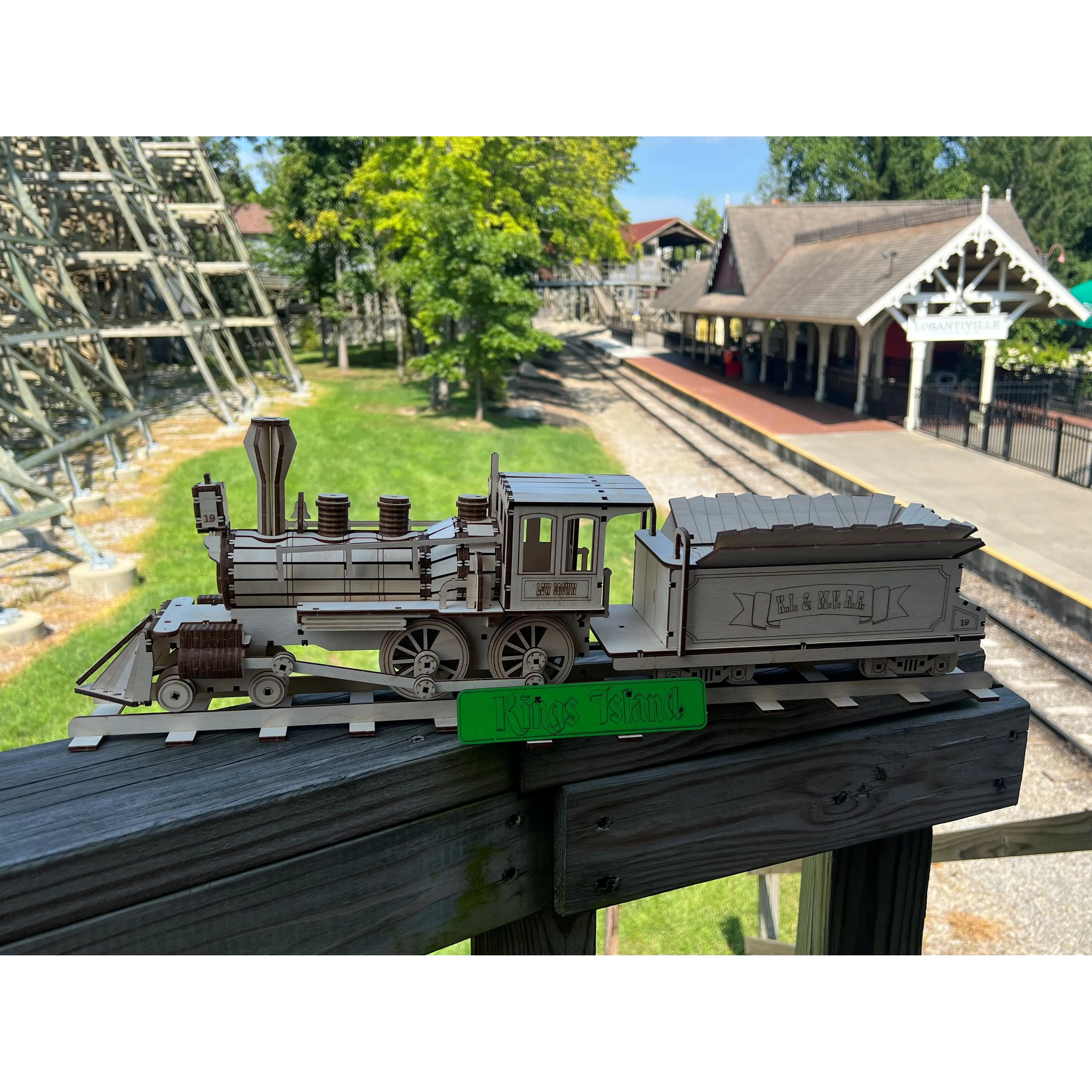 Kings Island KI & MV RR Green Engine Limited Edition Cutout